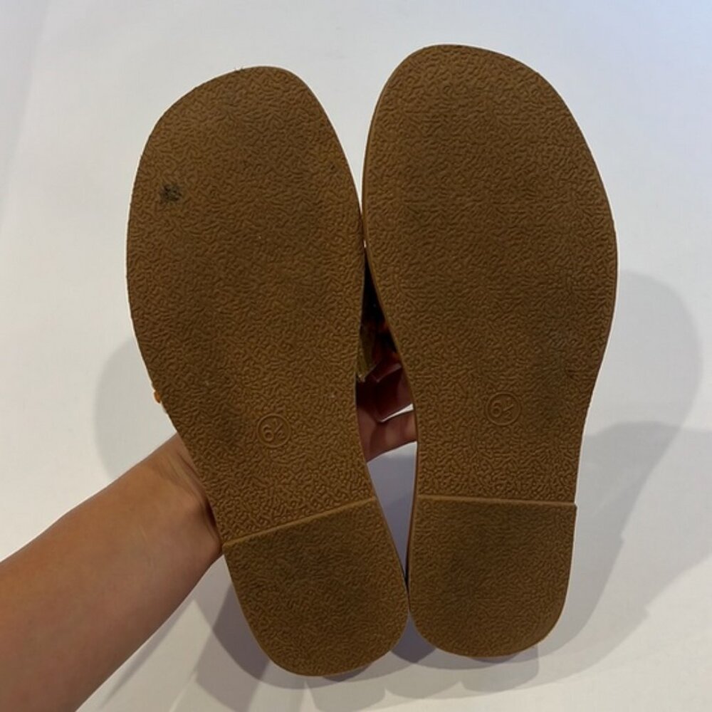 Universal Thread Women's Eve Square Toe Raffia Na… - image 3